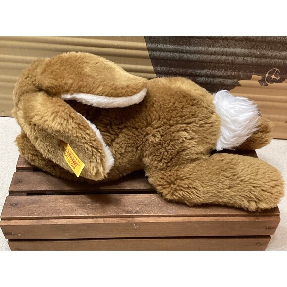 Vintage Steiff Bunny Rabbit Stuffed Animal Plush Sleeping German Toy 082542 - Picture 4 of 10